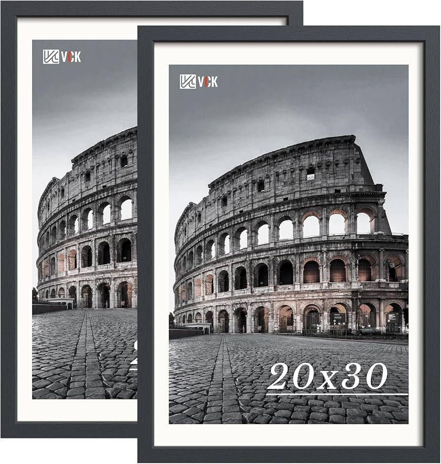 VCK 20x30 Frame Set of 2, High-End Black Wood, for Poster Artwork | Amazon (US)