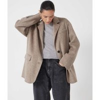 HUSH Pure Wool Double Faced Blazer Oatmeal | Marks & Spencer (UK)