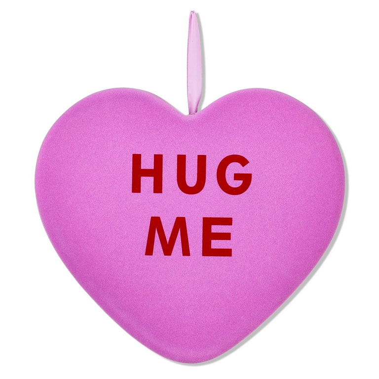 Medium Heart Ornament Hanging Decoration, Hug Me, Purple, 5", Valentine's Day by Way To Celebrate | Walmart (US)
