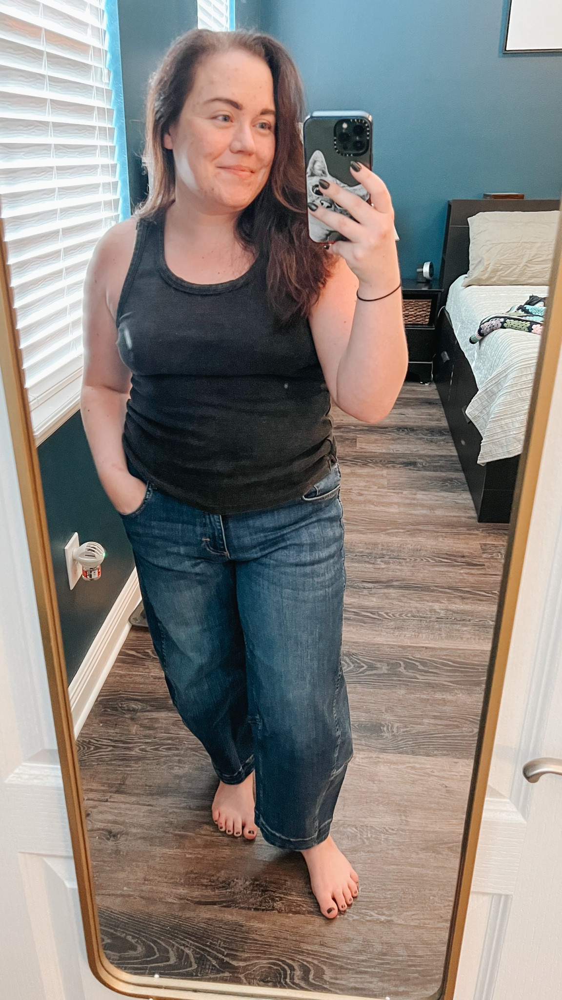 I found the comfiest and cutest barrel leg jeans for petites!! They’re true to size and a great length. Love these Ruti jeans so much!!

#LTKPetite #LTKStyleTip #LTKMidsize