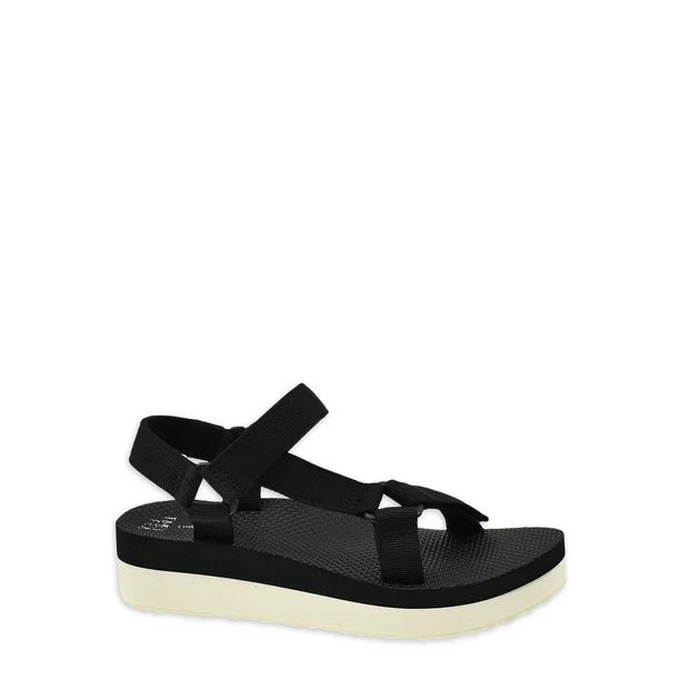 Time and Tru Women's Platform Nature Sandal - Walmart.com | Walmart (US)