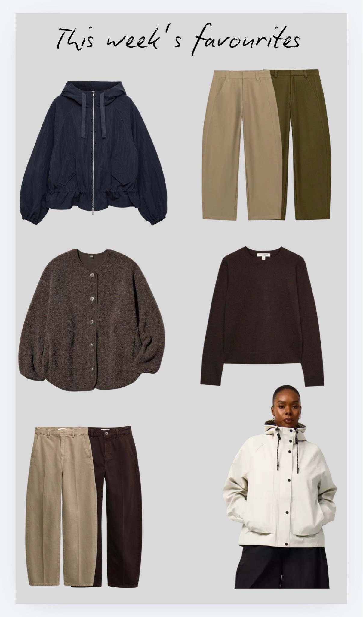 Lots of new in pieces to take you into autumn this week - jacket’s for cooler evenings and some of the best new in trousers I’ve seen in ages x