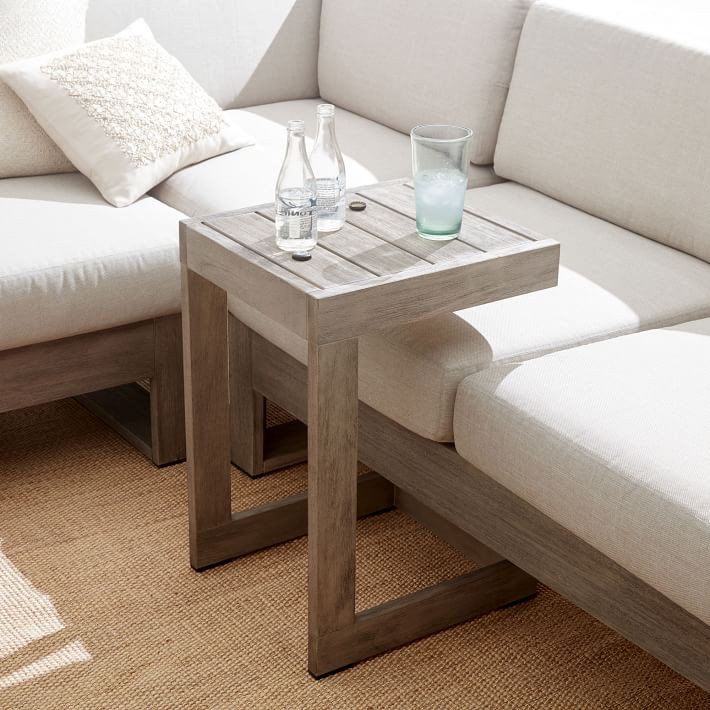 Portside Outdoor C-Side Table (17") | West Elm (US)