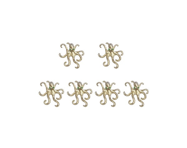 Octopus Studs + Cufflinks Set | Nicola Bathie Jewelry
