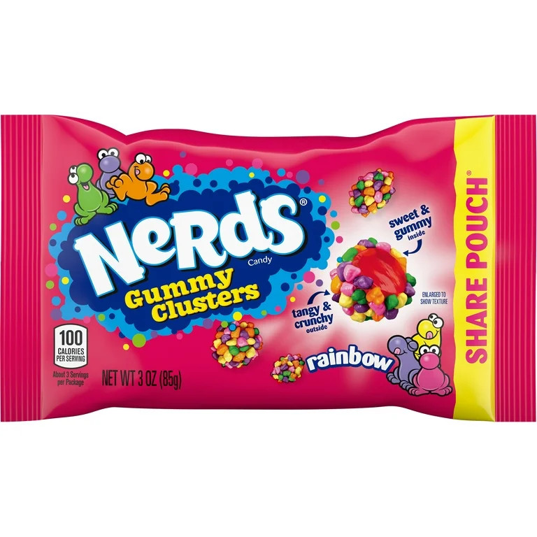 Nerds Gummy Clusters Rainbow 3 Oz | Walmart (US)