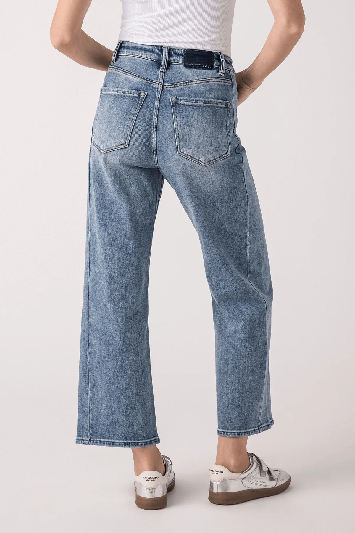 Risen Wren High Rise Barrel Jeans | Social Threads