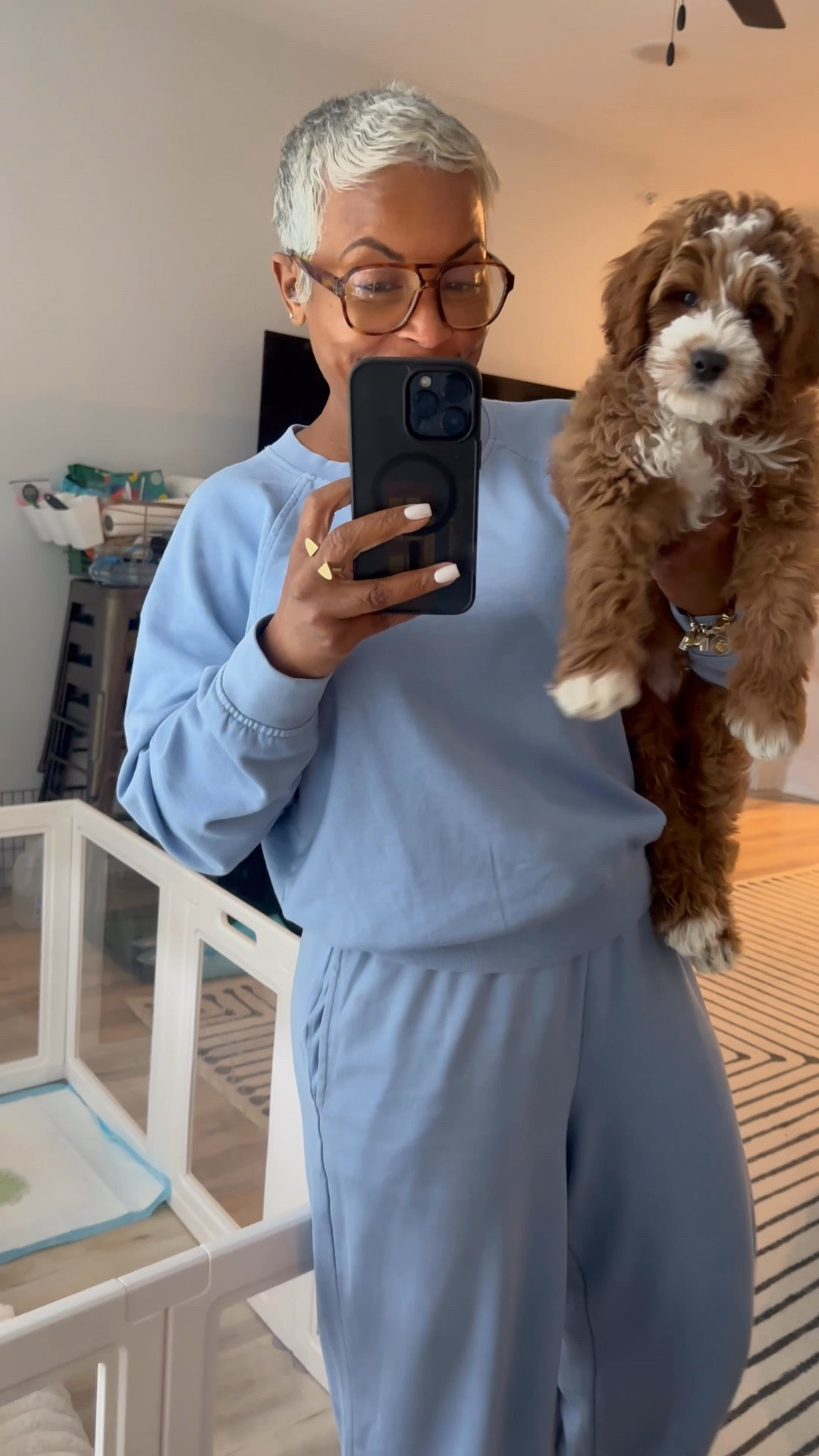 He's getting big... fast!

linking the set i'm wearing | ftts | wearing size medium

#MomDogLife #MidlifeFashion #xoJalonda #OutfitInspo #PetEssentials

#LTKdayinmylife #LTKmomlife #LTKootd