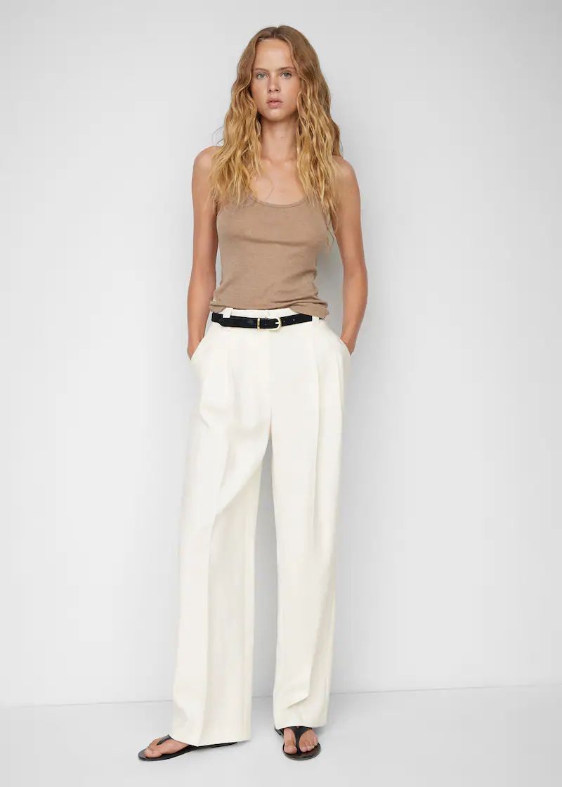 Pleated Pants  | MANGO (US)