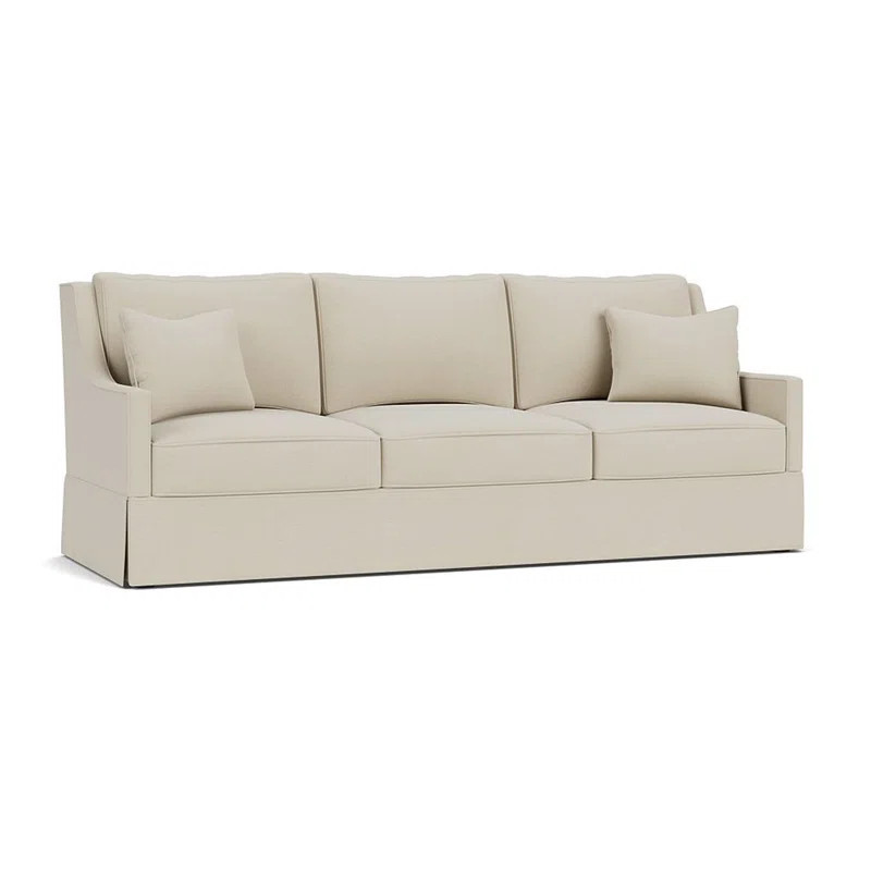 Helena 93'' Square Arms CAL117 Compliant Sofa | Wayfair North America