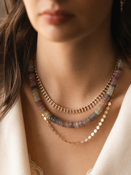 MULTI SAPPHIRE NECKLACE – SHAKTI | SHAKTI JEWELRY