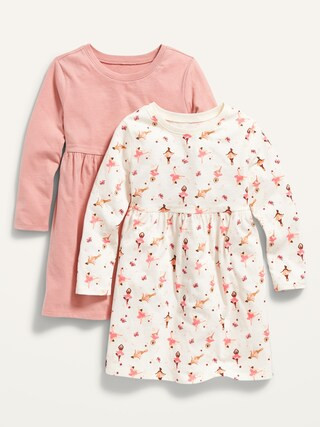 Fit & Flare 2-Pack Jersey Dress for Toddler Girls | Old Navy (US)