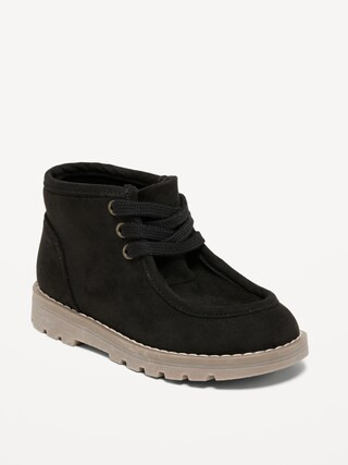 Unisex Faux-Suede Ankle Boots for Toddler | Old Navy (US)