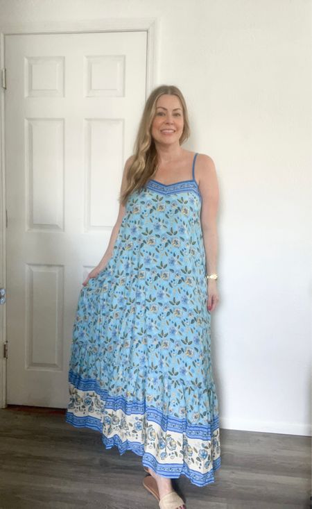 Blue maxi dress 
Vacation dress
Maxi lol dress
Summer dress
Easter dress




#LTKfindsunder100 #LTKSeasonal #LTKstyletip