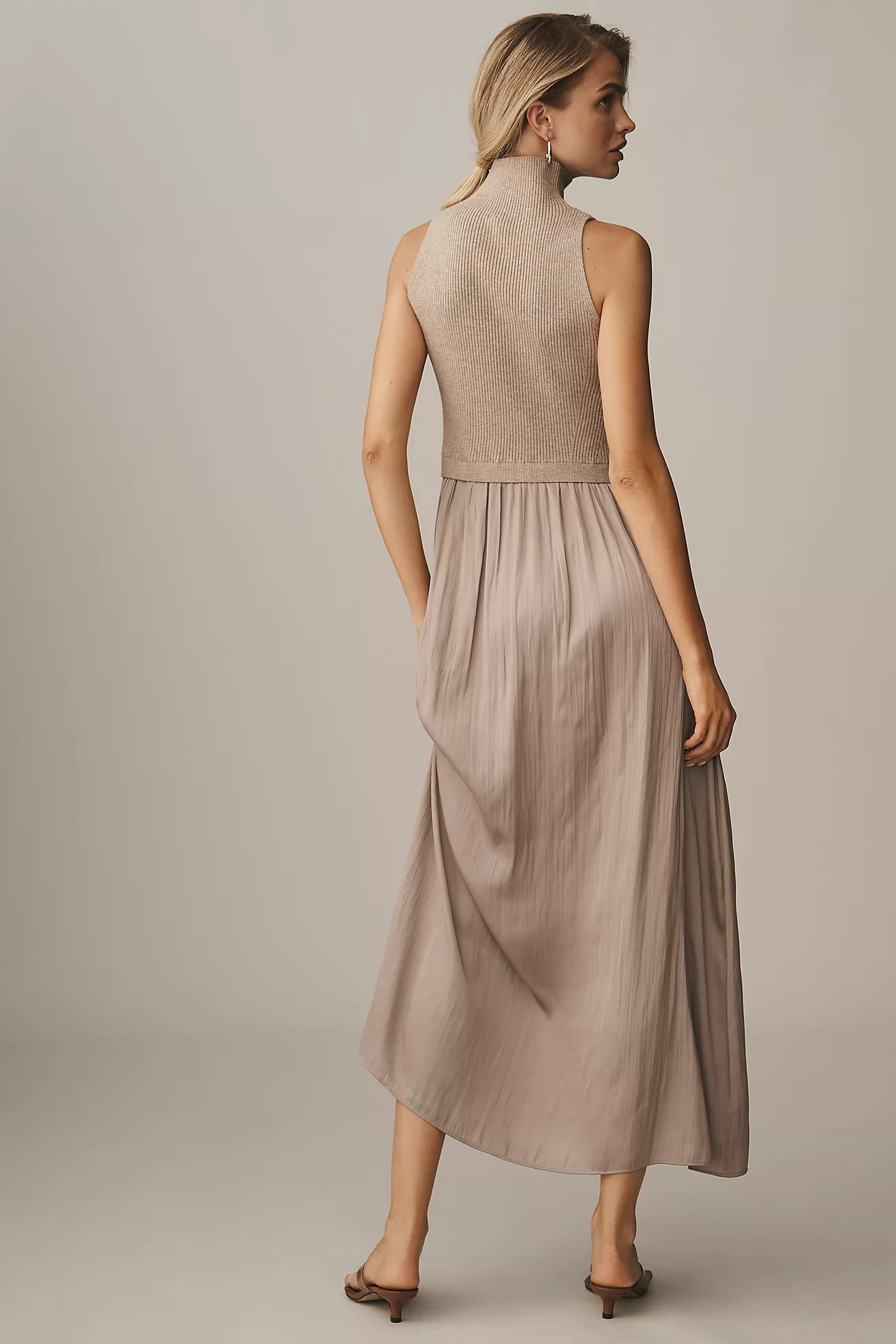 The Thea Sleeveless Twofer Maxi Dress | Anthropologie (US)