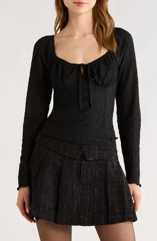 All in Favor Lace Top in Black at Nordstrom, Size Small | Nordstrom