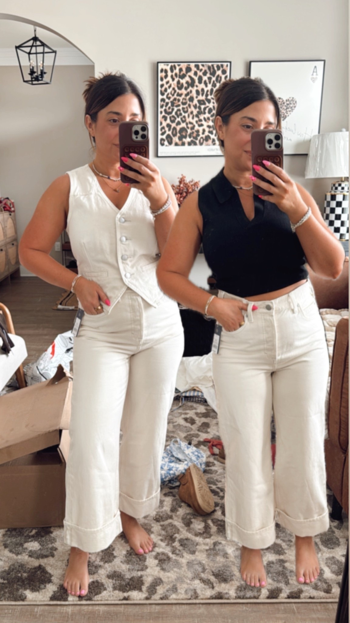 Target Finds. Wearing a size 6 in jeans & denim vest, and a size small in polo 

#LTKFindsUnder50 #LTKSaleAlert #LTKPetite