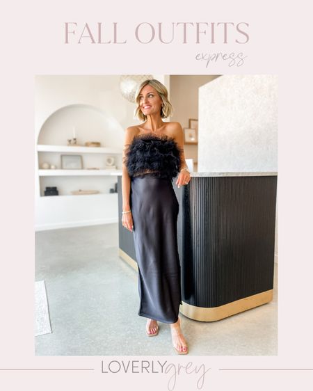Picturing this outfit for an event or date night! I am wearing an XS in the skirt and top! 

Loverly Grey, outfit idea

#LTKstyletip #LTKsalealert #LTKSeasonal