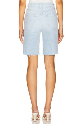 High Waisted Rider Bermuda Short Fray in Cowabunga | Revolve Clothing (Global)