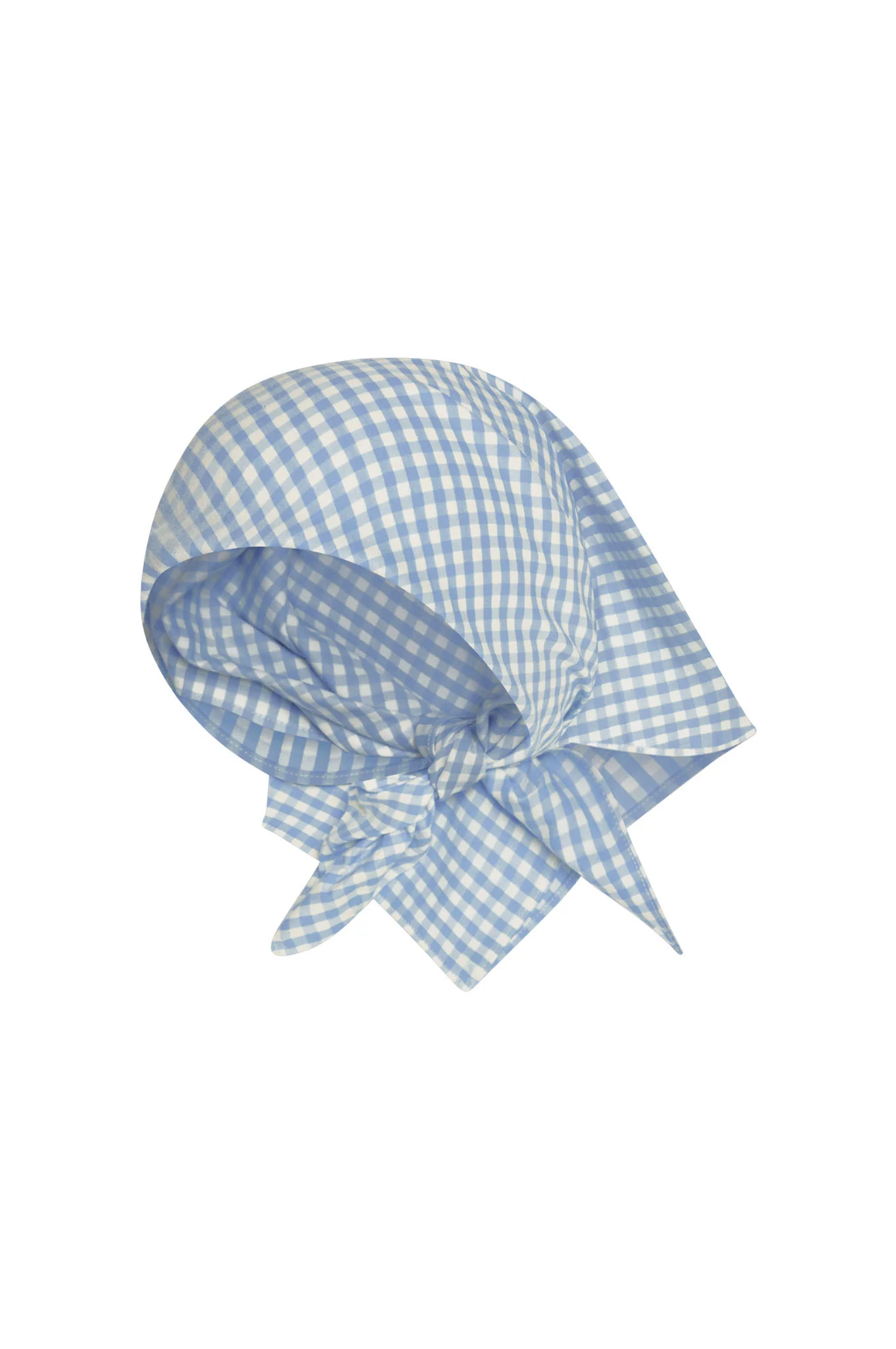 Monday Head Scarf - Sky Gingham | Monday Swimwear
