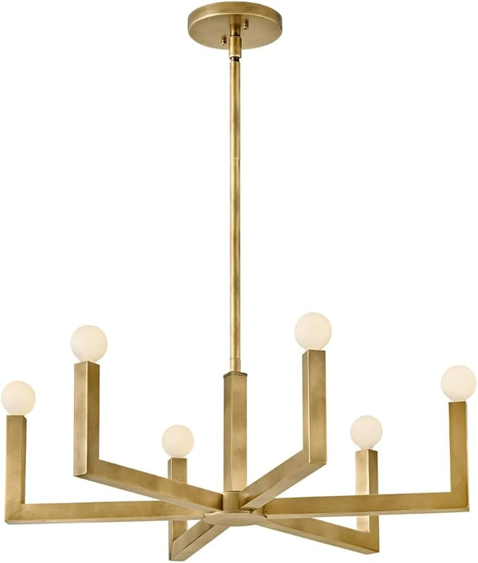 Hinkley Ezra Medium Single Tier Chandelier, Heritage Brass | Amazon (US)