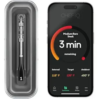 CHEF iQ Sense Smart Wireless Meat Thermometer with Ultra-Thin Probe, Unlimited Range Bluetooth Me... | Amazon (US)