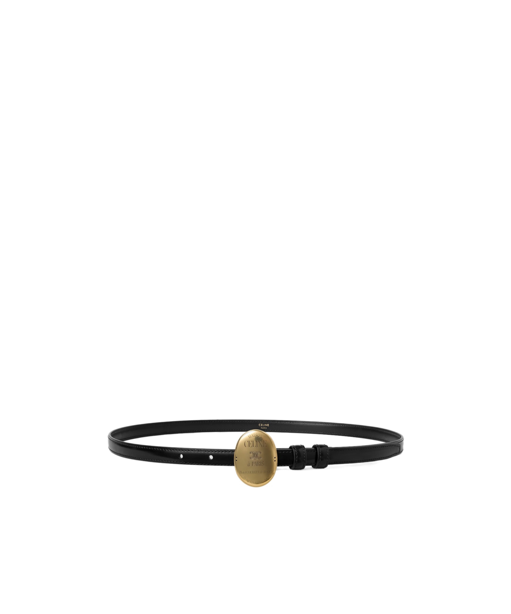 MINI MAISON CELINE BELT  IN Taurillon Leather | Senser US