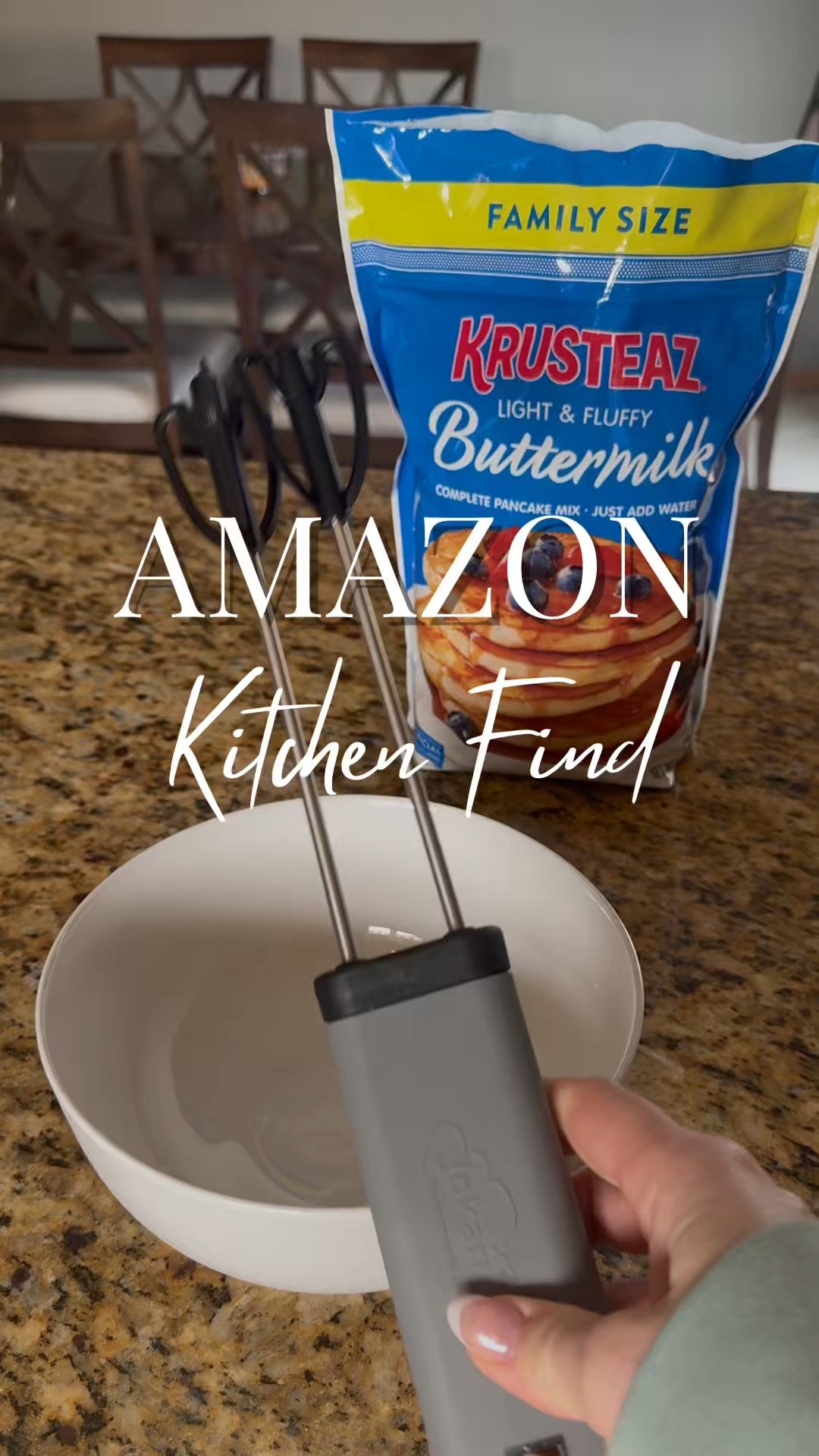  This whisk allows you to one handedly press up and down to whisk while you are baking! No batteries or cords needed….great for seniors!
#founditonamazon #amazonkitchengadgets #kitchenfinds

#LTKHome