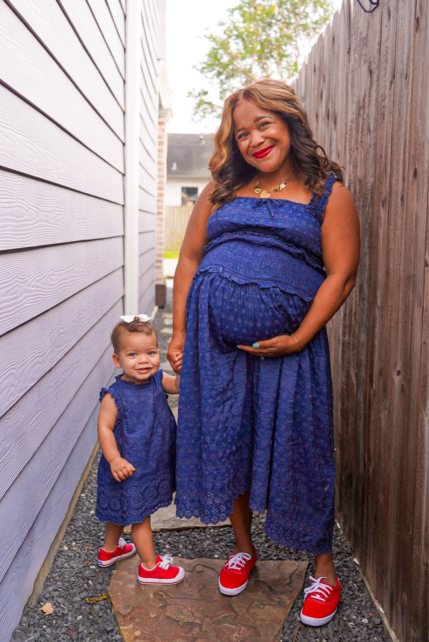MOM & ME SHOES: matching Keds for summer time! I love the red for summer and these run true to size. Wearing a medium in the dress and Rizzo is in a 12-18

#LTKShoeCrush #LTKFamily #LTKBump