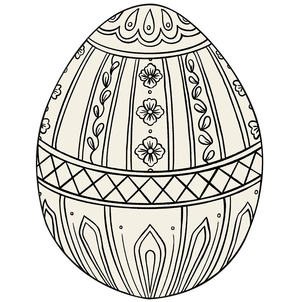 Die-Cut Coloring Easter Egg Placemats | Shop Sweet Lulu