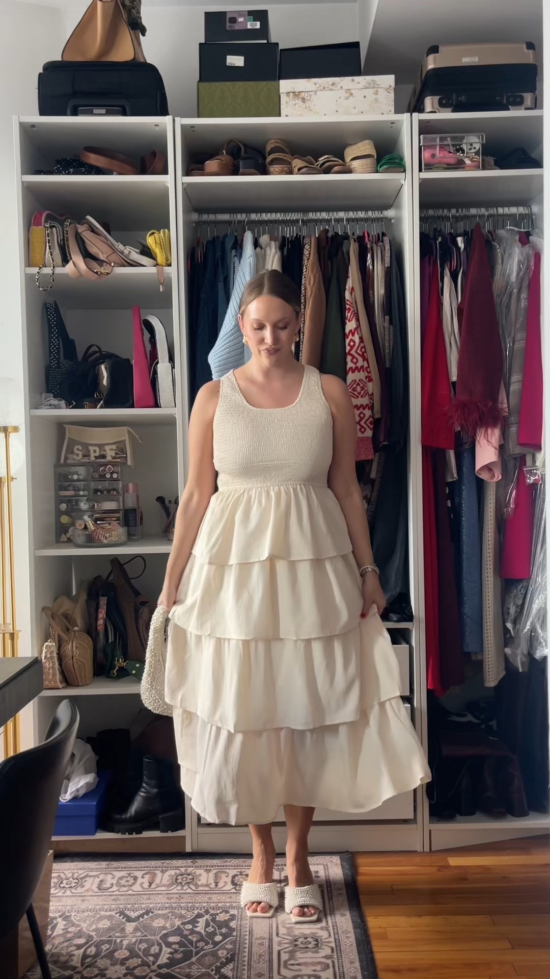 Amazon bridal find! Perfect for a bridal shower or rehearsal dinner. Or just a great summer or spring dress! 

#LTKStyleTip #LTKWedding #LTKFindsUnder100