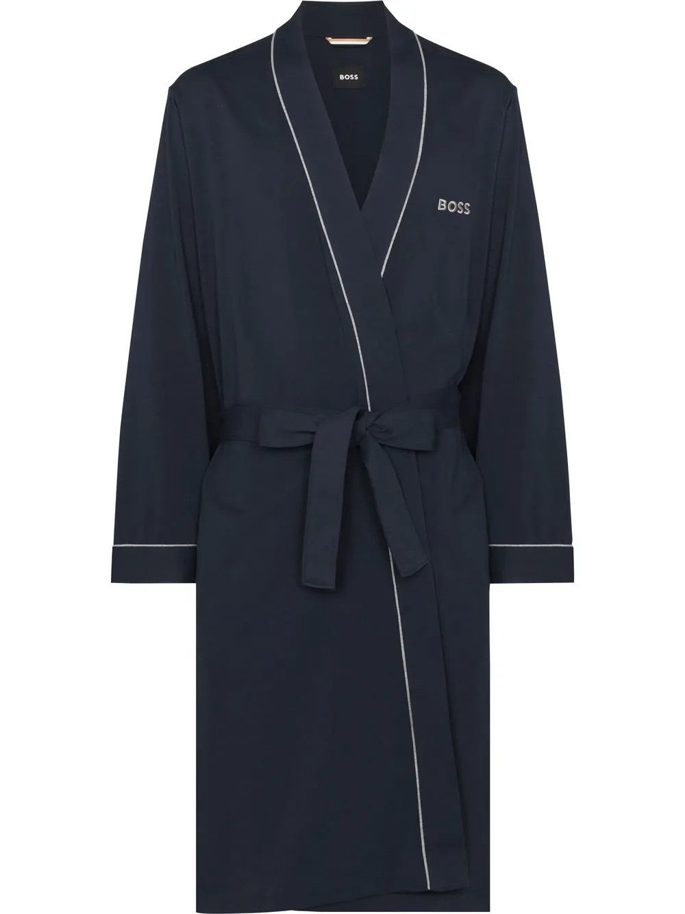 embroidered-logo lounge robe | Farfetch Global