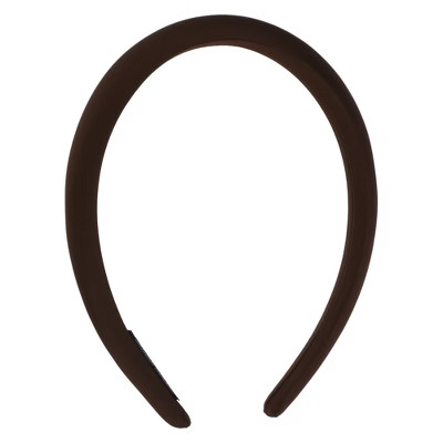 Unique Bargains Women's Classic Elegant Sponge Headband 6.10"x5.31" Deep Brown 1 Pc | Target