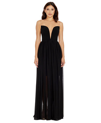 Dress the Population Women's Eleanor Strapless Gown  - Macy's | Macy's