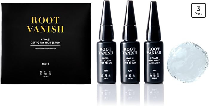 Kiwabi Root Vanish Anti Gray Hair Serum – Lightweight Daily Scalp Serum to Support Repigmentati... | Amazon (US)