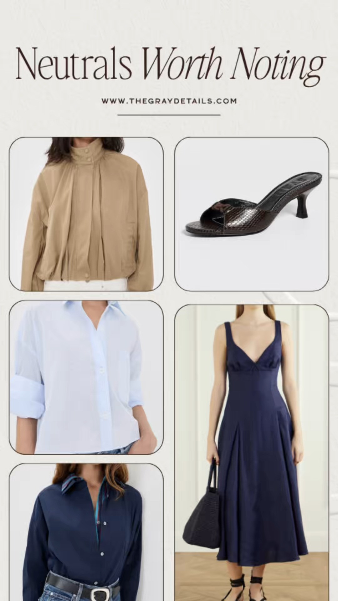 If I were restarting my wardrobe, these are pieces that I would consider. Sharing a roundup of neutrals worth noting. From classic dresses, to button downs, jackets, heels, and more! 

 #LTKgrwm #LTKootd #LTKWorkwear