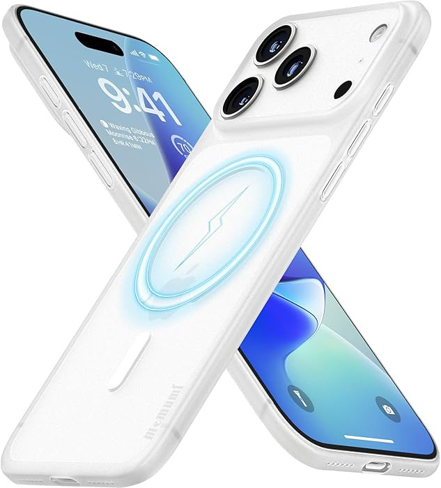 memumi Magnetic for iPhone 17 Pro Thin Case, Lightweight 0.3mm with Camera Full Protection for iP... | Amazon (US)