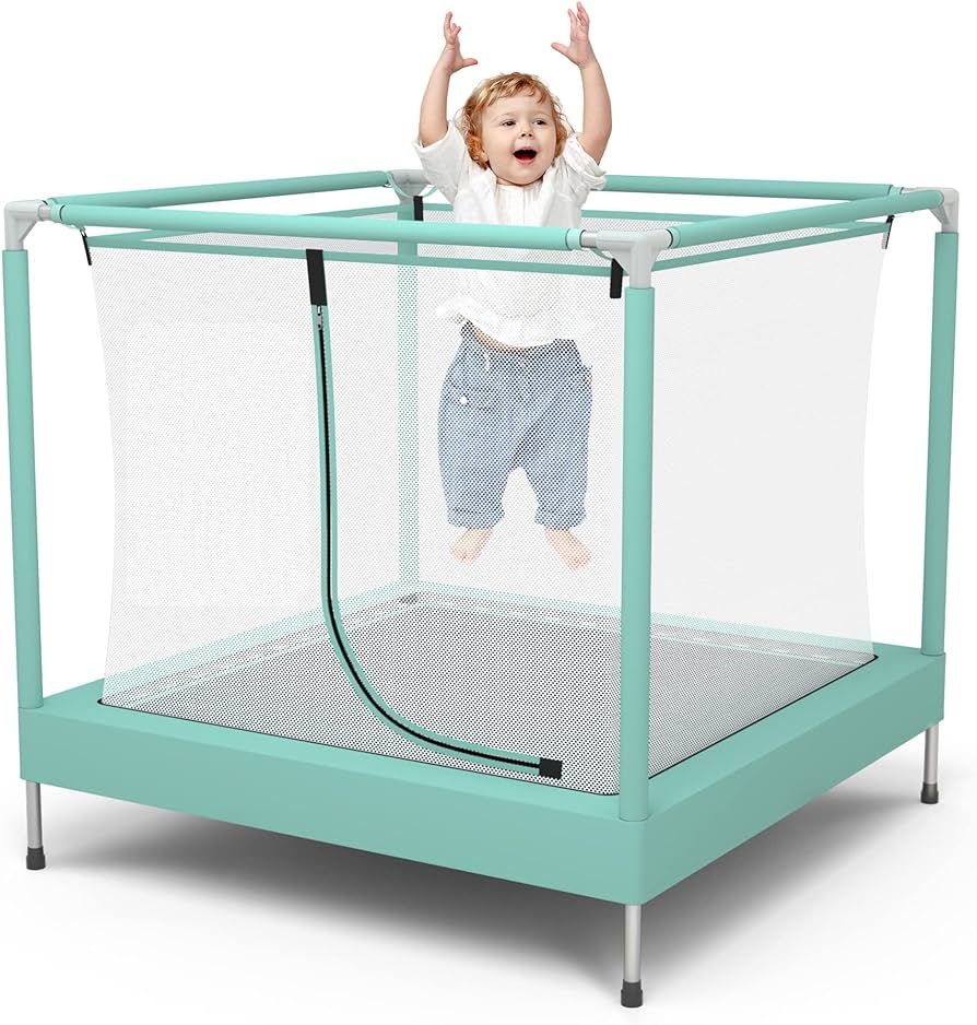 YIsintruan Trampoline for Kids - 6.5FT/4.5FT Indoor/Outdoor Toddler/Kids Trampoline with Net, Saf... | Amazon (US)