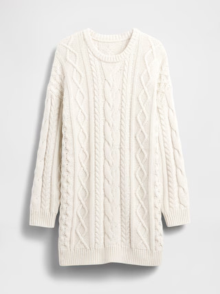 Cable-Knit Mini Sweater Dress | Gap (US)