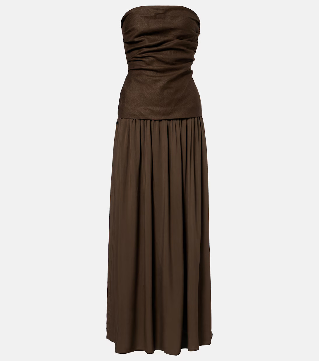Hedy draped linen maxi dress | Mytheresa (UK)