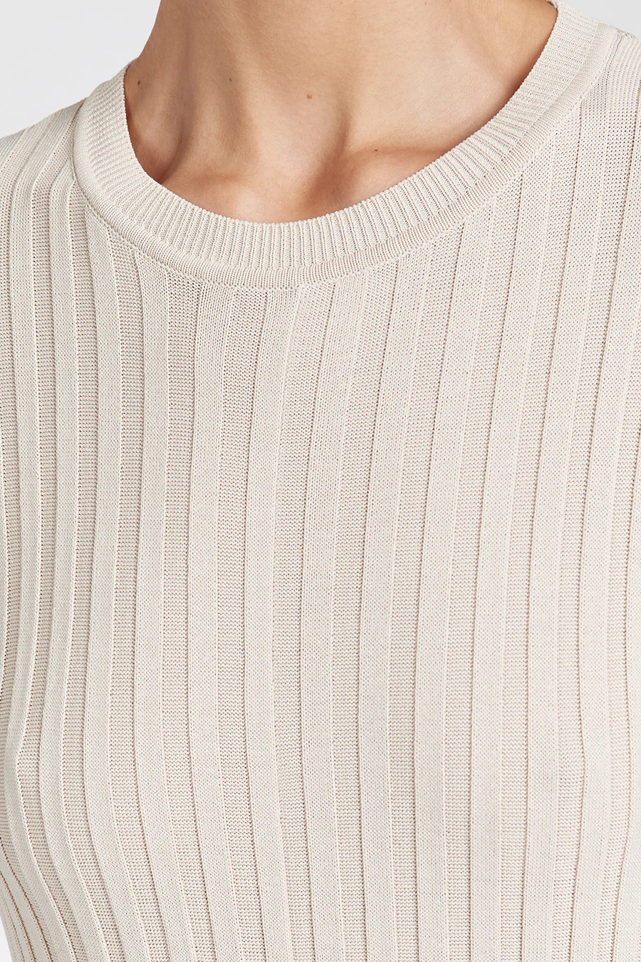 ADA STONE LONG SLEEVE MIDI DRESS | DISSH