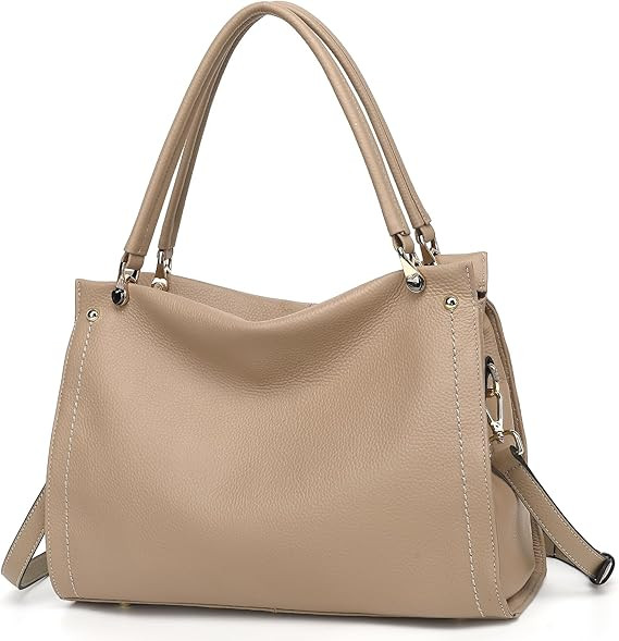 KOGTLA Women Genuine Leather Purses Handbags Tote Bag Shoulder Bag Top Handle Satchel Ladies Cros... | Amazon (US)