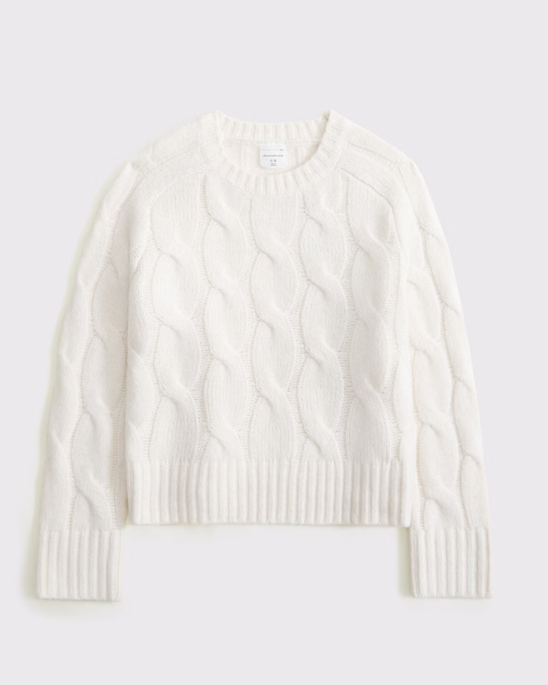 cable crew sweater | Abercrombie & Fitch (US)