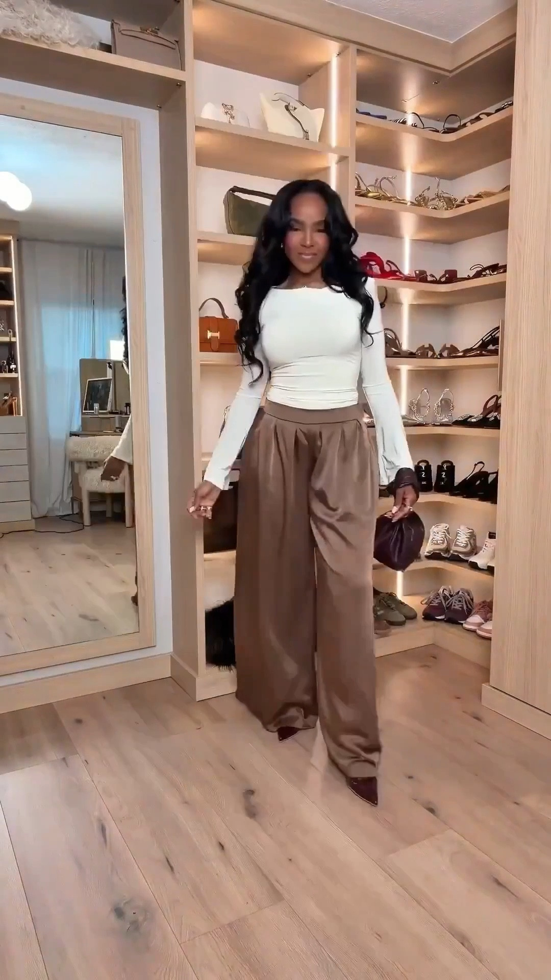 This satin skirt proves that understated pieces can still feel luxe and intentional. The fluid drape and soft sheen create an effortlessly polished silhouette that works year-round, whether styled casually or dressed up. It’s a true closet staple you’ll wear on repeat, making it a smart cost-per-wear piece that holds its value season after season.

Perfect for:
• Date nights
• Dinners or brunch
• Work-to-evening transitions

📏 Sizing:
Top: Small
Skirt: Small

Measurements:
5’4” · 138 lbs · 34D · 27” waist · 40” hips

Save this post for later.

Satin skirt outfit ideas, elevated everyday style, neutral outfit inspiration, capsule wardrobe staples, chic minimalist looks for women.

Follow me on Instagram and YouTube @kirasfashionfinds

#LTKootd #LTKgrwm #LTKPetite