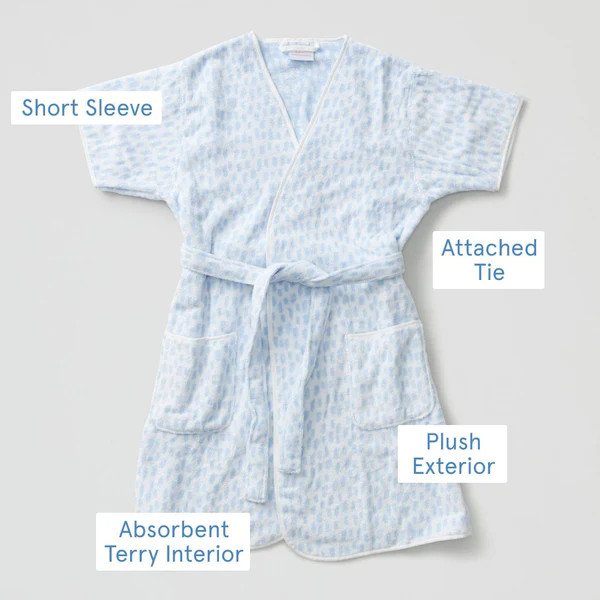 Women’s Personalized Short Plush Robe | Weezie Towels | Weezie Towels