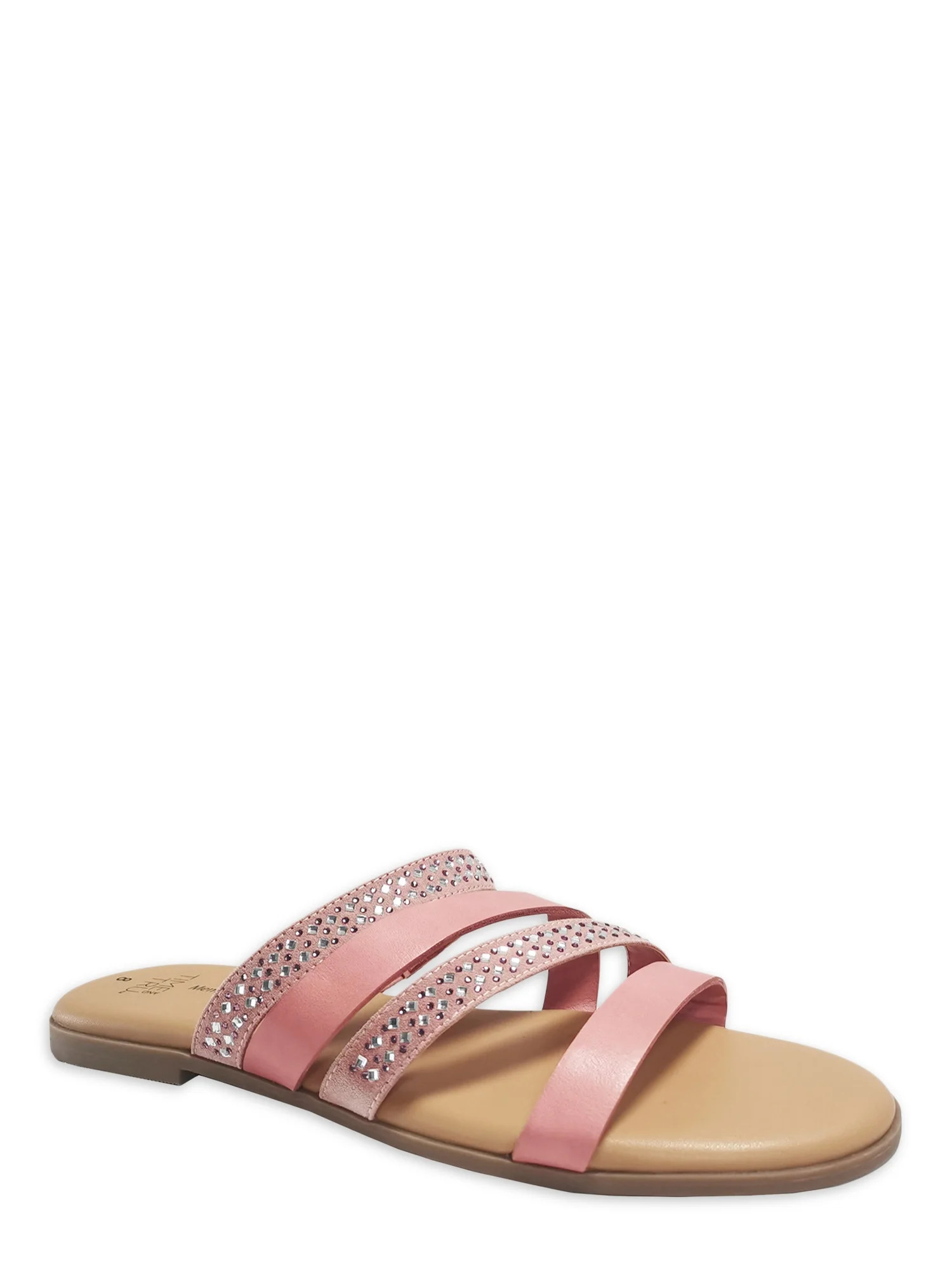 Time and Tru Women's Core Strappy Sandal | Walmart (US)