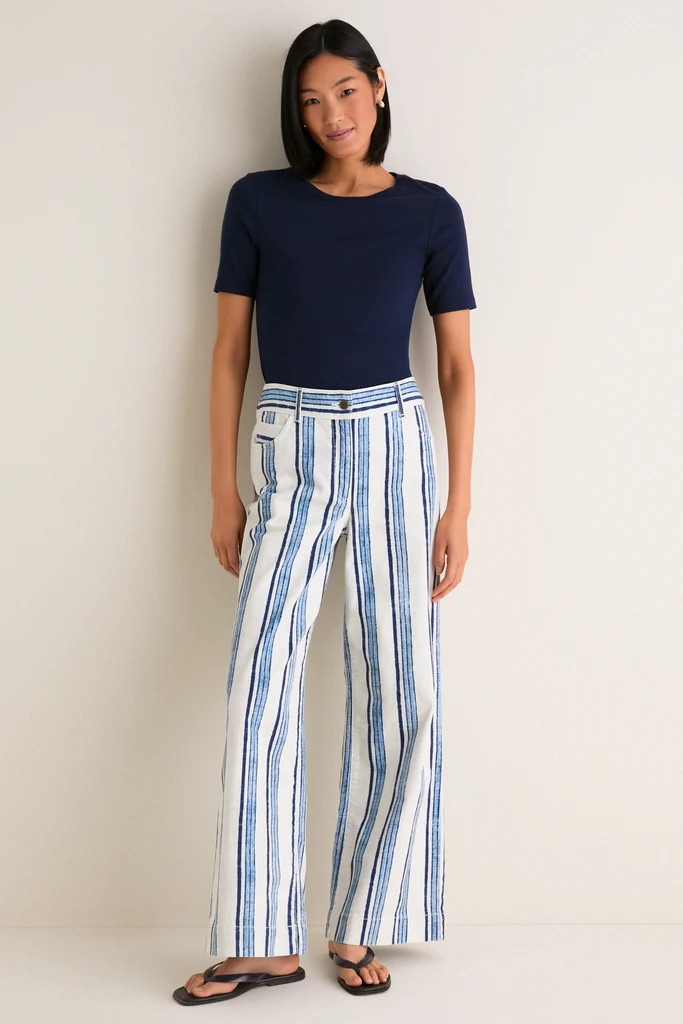 Blue Stripe Pascal Pant | Tuckernuck (US)
