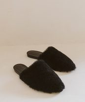 Shearling Mule - Black | Jenni Kayne | Jenni Kayne
