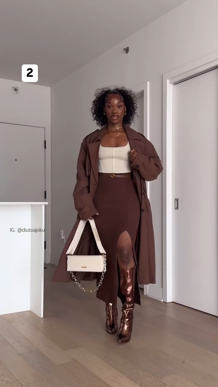 WHAT WOULD YOU PREFER? (Poll👇🏾)☺️ | It has honestly taken me almost 5 years to BUILD MY WARDROBE and 4 years to FIND MY PERSONAL STYLE. I get a lot of requests from you babies on HOW TO GET STARTED.
So, let me know what you’d prefer in the poll, munchkins🥰 I’m at your service!

I’ve also linked all of these looks in my LTK (link’s in my Bio👆🏾
Love you, my little munchkins❤️
•
•
.
•
#womensfashionstyle #womensoutfits #ootdfashionlook #outfitideas4you #simpleootd #simpleoutfits 
#fashionstylingtips #ootdinspiration #fashioninfluencers #fashionstylingtips #howtostylevideo #falloutfitideas #minimaloutfit #minimaloutfits #winteroutfits #outfitsoftheweek #outfitsofthedayandthenight #coatcollection #classyoutfit

#LTKWatchNow #LTKWorkwear #LTKStyleTip