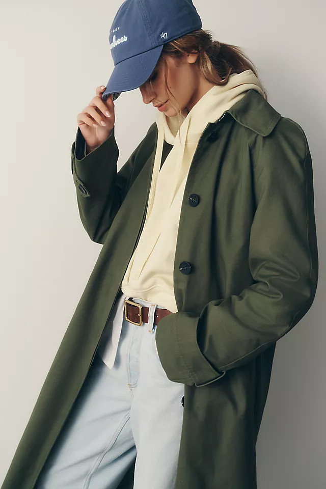 Long Trench Coat Jacket | Anthropologie (US)