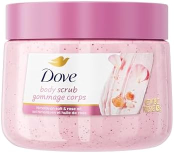 Dove Himalayan Salt & Rose Oil Body Scrub Exfoliates and Deeply Nourishes for Smooth, Radiant Ski... | Amazon (US)